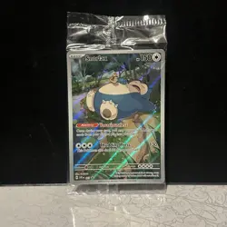 Snorlax SVP051 - S&V 151 Sealed Black Star Promo - Illustration Rare Pokemon TCG - Image 1