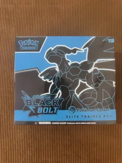 Pokemon Center Black Bolt Elite Trainer Box ETB Brand New Sealed - Image 1