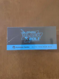 Pokemon Center Black Bolt Elite Trainer Box ETB Brand New Sealed - Image 3
