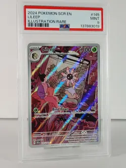 Lileep - Illustration Rare - Stellar Crown - POKEMON - 145/142 - PSA 9 - Image 2