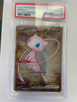 2023 Pokemon 151 Ultra Premium Collection Mew EX 205/165 PSA 10 Gem Metal - Image 1