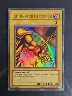 Left Arm of the Forbidden One LOB-123 The Legend of Blue Eyes White Dragon... - Image 1