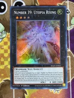 Yugioh Number 39: Utopia Rising MAZE-EN021 Single - Image 1