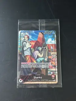 Sealed Shanks 2025 PSA Magazine Promo OP09-001 One Piece Promotion Cards Foil - Image 1