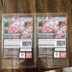 One Piece Card Game US Voyage Monkey D. Luffy Leader Cards Lot of 2 - SEALED - Image 2