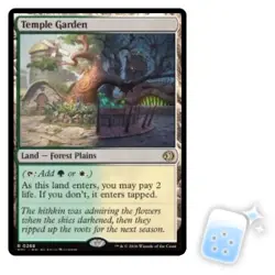 TEMPLE GARDEN Lorwyn Eclipsed ECL Magic MTG MINT CARD - Image 1