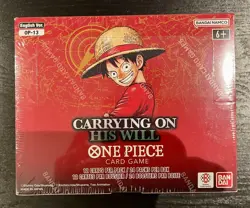 One Piece TCG Carrying on His Will OP13 Booster Box Sealed English - Image 1
