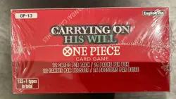 One Piece TCG Carrying on His Will OP13 Booster Box Sealed English - Image 3