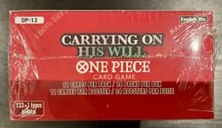 One Piece TCG Carrying on His Will OP13 Booster Box Sealed English - Small Tear - Image 3