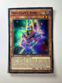 Magician's Robe SHVI-ENSE3 Super Rare Limited Edition YuGiOh Card NM - Image 1