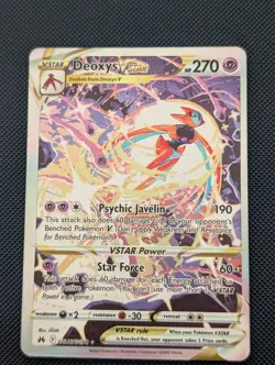 Deoxys VSTAR GG46/GG70 Crown Zenith: Galarian Gallery Ultra Rare - Pokemon TCG - Image 1