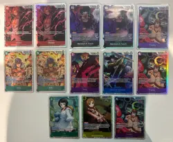 OP09 Character SR Bundle One Piece CCG TCG 13 Card Lot English NM Pack Fresh - Image 1