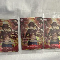 Bandai One Piece Card Game Monkey D. Luffy ST10-006 Character English Mixed Lot - Image 2