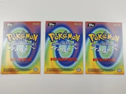 Topps Pokemon Squirtle Wartortle Blastoise E7 E8 E9 Movie Cards Non Holo - Image 5