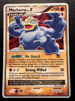Machamp LV.X 98/100 D&P Stormfront Pokemon Card Holo Foil Rare HP - Image 1