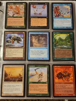 Vintage Magic The Gathering Binder Collection Card Lot MTG 1993-2003 Rares - Image 4