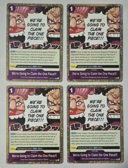 We're Going to Claim the One Piece!!! Play Set (4 Cards) 500 Years in the Future - Image 1