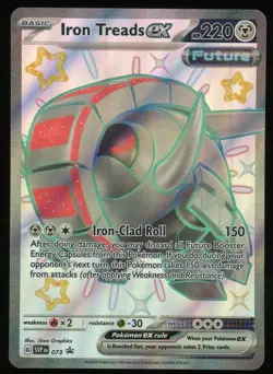 Pokemon TCG Iron Treads EX Holo Black Star Promo Full Art S&V Promo Cards 073 NM - Image 1