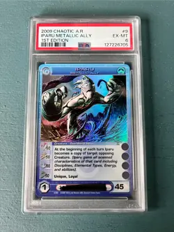 Chaotic - Iparu Metallic Ally - 1st Edition Ultra Rare Creature - Image 1