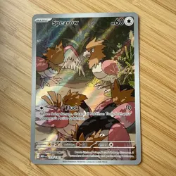 Spearow Mega Evolution 151/132 Full Art Illustration Rare Pokemon TCG Card NM - Image 1