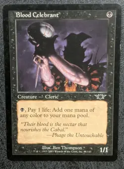 MTG Magic the Gathering Blood Celebrant (61/145) Legions LP - Image 1