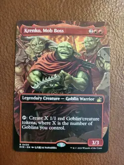 Krenko, Mob Boss *Anime Borderless* [RVR] Ravnica Remastered - Image 1
