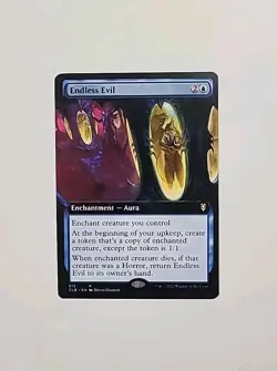 Endless Evil (Extended Art) #615 (NM) Baldur's Gate CLB Magic MTG - Image 1