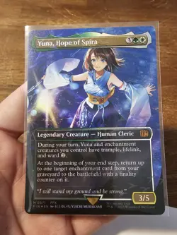 Yuna, Hope of Spira (Borderless) (Chocobo Track Foil) Final Fantasy Foil - Image 1