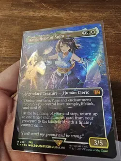 Yuna, Hope of Spira (Borderless) (Chocobo Track Foil) Final Fantasy Foil - Image 2