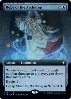 Robe Of The Archmagi NM/M* FOIL EXTENDED Commander Baldur's Gate 566 -UnltdCards - Image 1