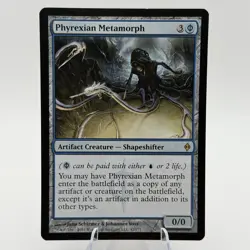 Magic MTG: Phyrexian Metamorph - New Phyrexia (NPH) #42 (Lightly Played) - Image 1