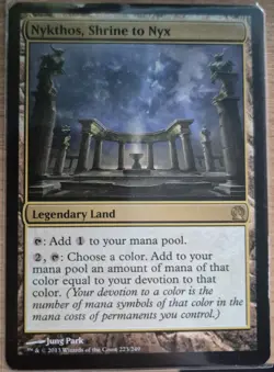 Nykthos, Shrine to NYX Card Magic: The Gathering Theros Edition - Image 1