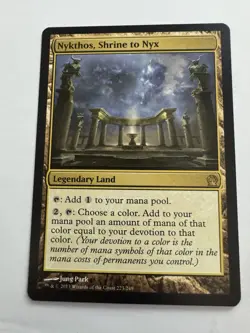 Nykthos, Shrine to NYX Card Magic: The Gathering Theros Edition - Image 1