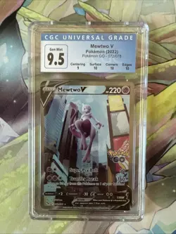 Mewtwo V (Alternate Full Art) 072/078 Pokemon GO Holo - Image 1