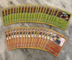 Pokemon Lot Of 38 Lucario SM54 (17) Decidueye SM55 (21) Holo Promo - Image 1