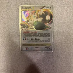 Pokemon TCG Regigigas LV. X Stormfront Holographic Rare 100/100 - Image 1