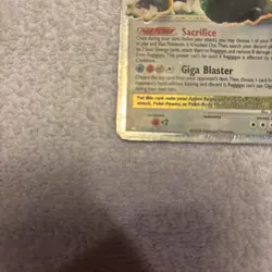 Pokemon TCG Regigigas LV. X Stormfront Holographic Rare 100/100 - Image 4
