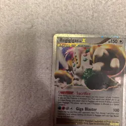 Pokemon TCG Regigigas LV. X Stormfront Holographic Rare 100/100 - Image 5