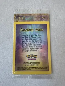 Ancient Mew - Pokemon 2000 Movie Promo - New / Sealed ✨ - Image 2