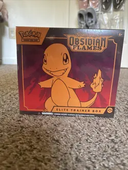 Pokemon: Scarlet & Violet 3: Obsidian Flames Elite Trainer Box - 9 Packs 820650853913 - Image 1