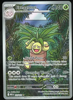 Pokemon TCG Exeggutor Holo Illustration Rare Full Art Mega Evolution 135/132 NM - Image 1