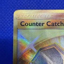 Pokemon Sun & Moon Crimson Invasion 120/111 Secret Rare Gold Counter Catcher - Image 2