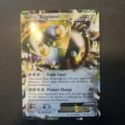 Registeel EX 81/124 Dragons Exalted Holo Pokemon - Image 1