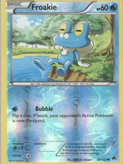 Froakie Reverse Holo Pokemon tcg XY - BREAKpoint #38/122 - Image 1