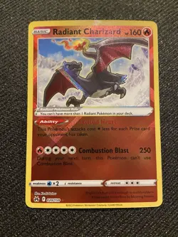 Pokemon TCG Radiant Charizard Crown Zenith 020/159 NM Condition - Image 1