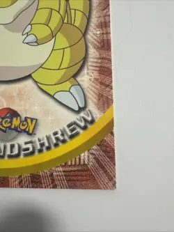 Sandshrew #27 - Pokemon 2000 Topps TV Animation Black Logo (NM) - Image 2