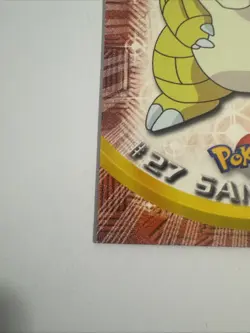 Sandshrew #27 - Pokemon 2000 Topps TV Animation Black Logo (NM) - Image 3