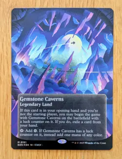 Gemstone Caverns 0151 Borderless Galaxy Foil Edge of Eternities EOS MTG NM - Image 1