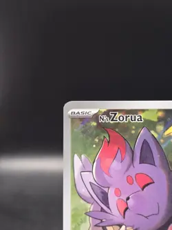 N’s Zorua SVP 189 Journey Together Pokemon Center Stamped Black Star Promo NM - Image 2