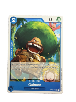 New: One Piece CCG Gaimon OP03-043 Pillars of Strength Regular Common - Image 1